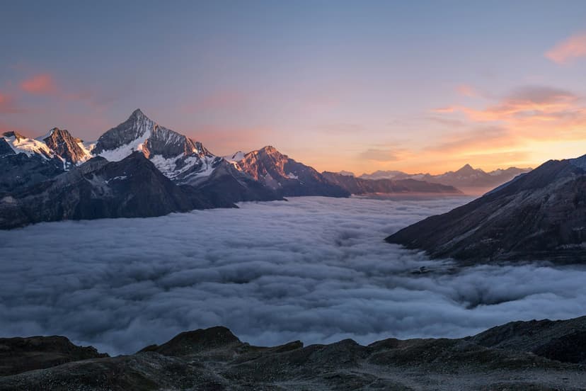 Mountain peaks representing wisdom and endurance